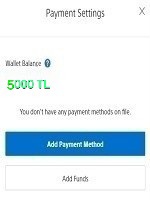 شارژ کیف پول پلی‌استیشن ترکیه ۵۰۰۰ لیر